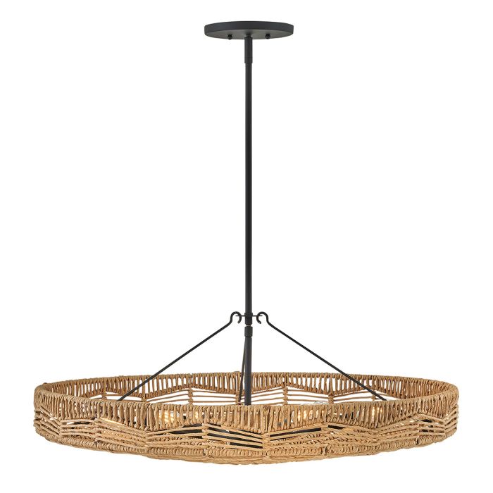 Lustre Tressé Bicolore - Raphia & Rotin | Raphinia