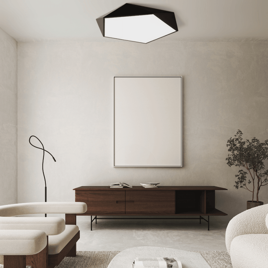Plafonnier LED - Géométrie Moderne | Skydora