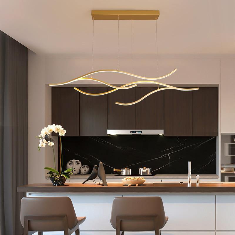 Suspension XXL - Vagues Lumineuses | Ondulia
