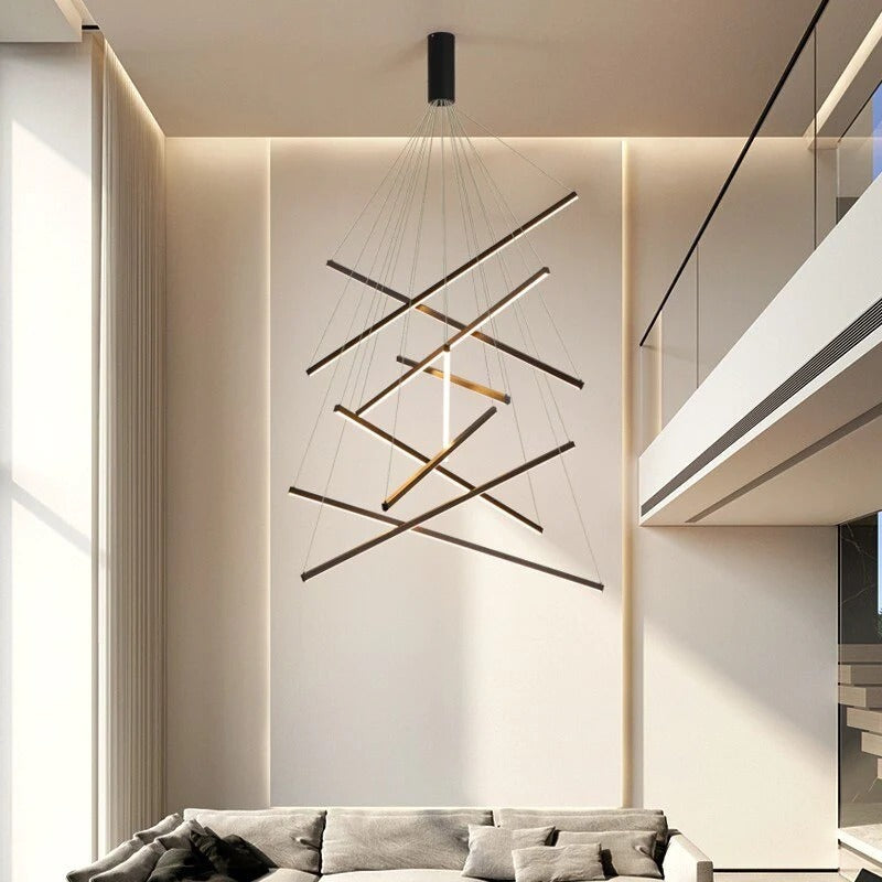 Suspension Escalier - Barres Superposées | Escalia
