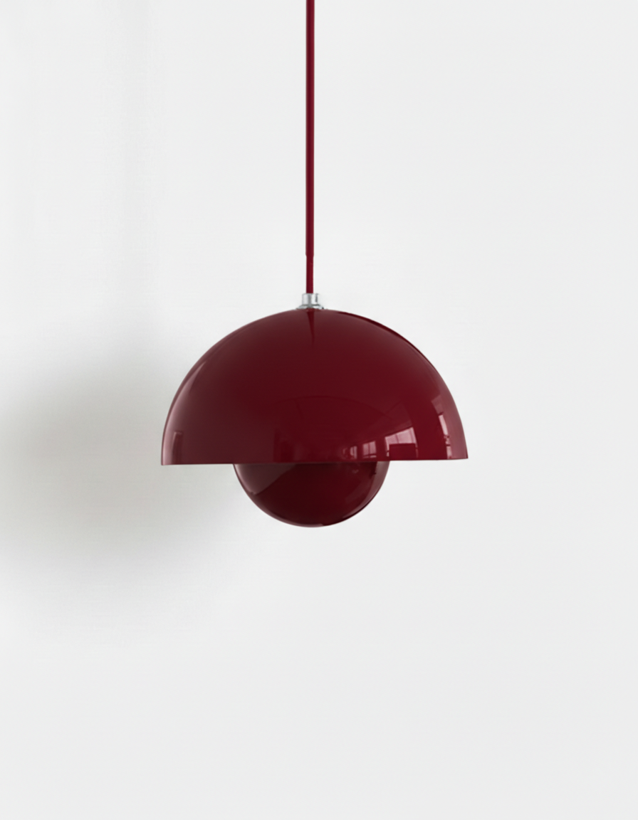 Suspension Space Age - Double Coupole Laquée | Nedéa